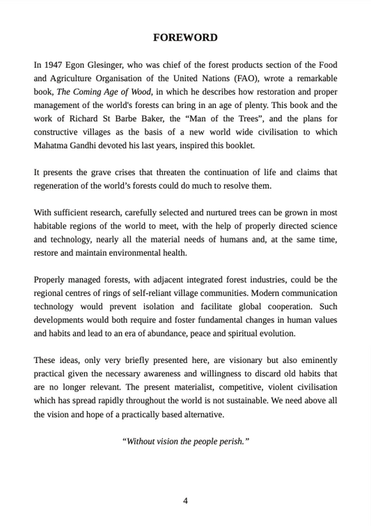 Abundant Living in the Coming Age of the Tree