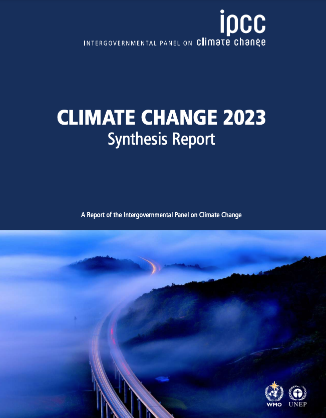 IPCC Sixth Assessment Report - Climate Change 2023