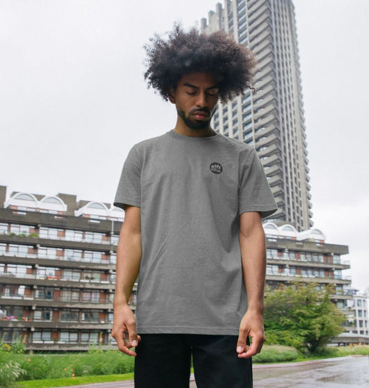 SILLY APES: Money Muncher - Organic T-Shirt (black text, back image)