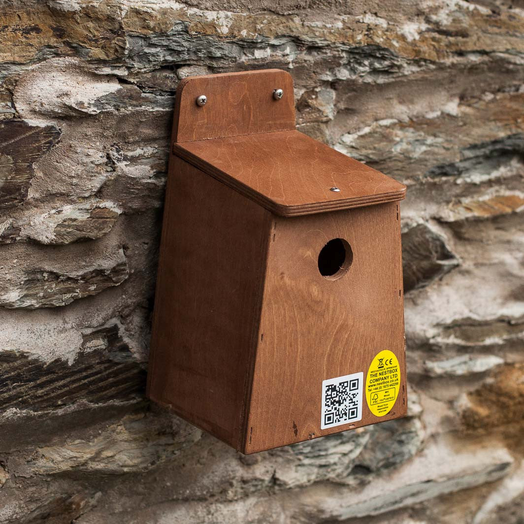 nesting box with entrance hole