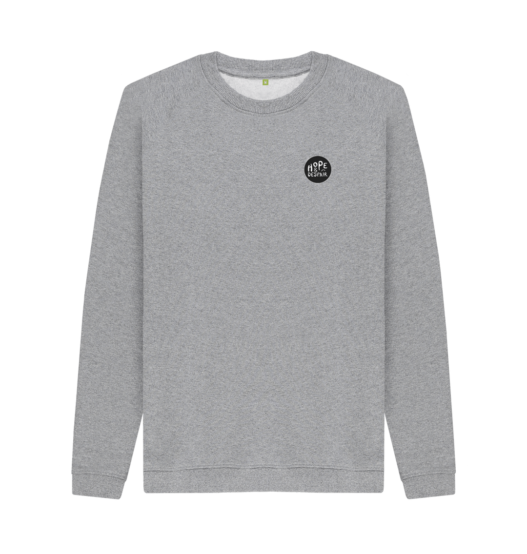 Light Heather Printed Sweater Front