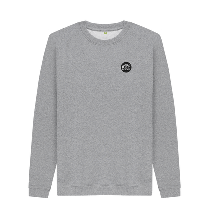 Light Heather Printed Sweater Front