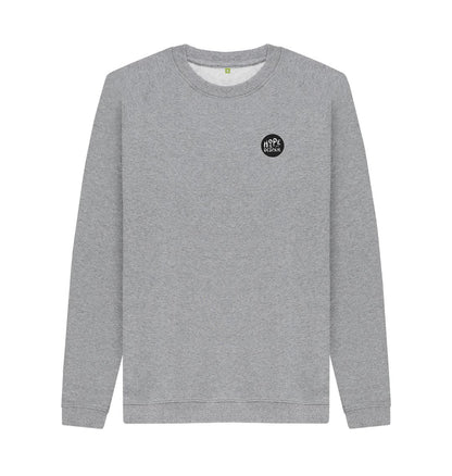 Light Heather hope and despair logo sweater