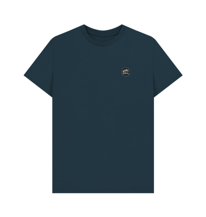 Denim Blue Climate Stripes - 100% Organic Cotton T-Shirt