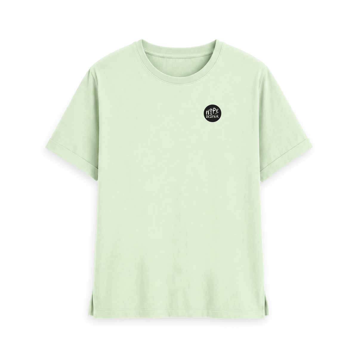 Pastel Green Printed T-shirt Front