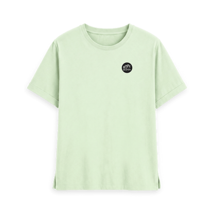 Pastel Green Printed T-shirt Front