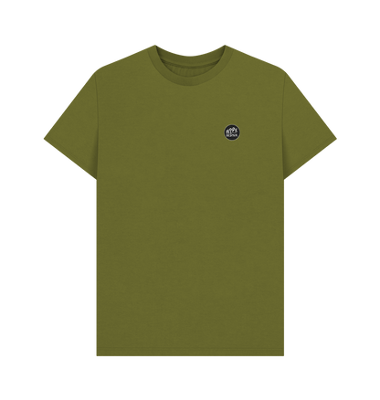 Moss Green Climate Stripes - 100% Organic Cotton T-Shirt