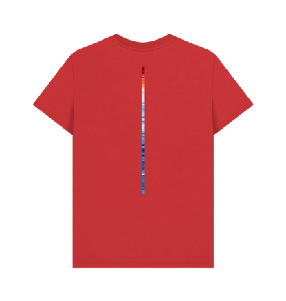 Climate Stripes - 100% Organic Cotton T-Shirt