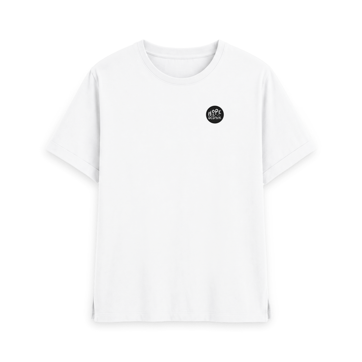 White Printed T-shirt Front