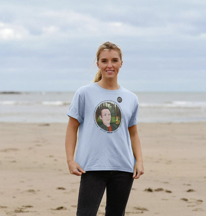 SUPER APES: Prince Packham - Women's Organic Relaxed Tee (black text)