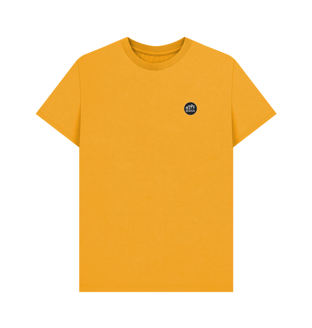 Mustard Climate Stripes - 100% Organic Cotton T-Shirt