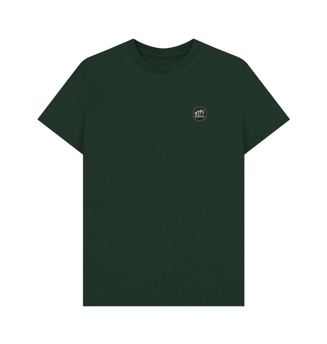 Evergreen Climate Stripes - 100% Organic Cotton T-Shirt