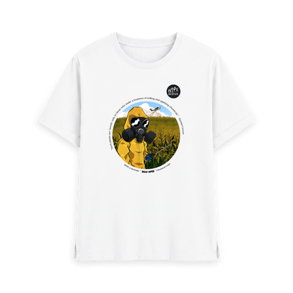 White Printed T-shirt Front