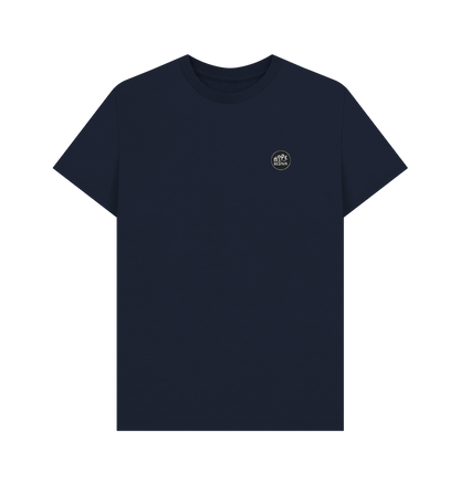 Navy Blue Climate Stripes - 100% Organic Cotton T-Shirt