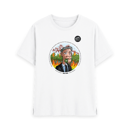 White Printed T-shirt Front