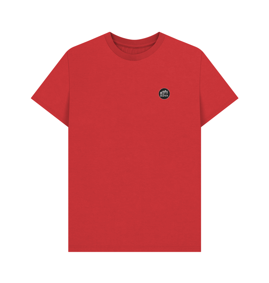 Red Climate Stripes - 100% Organic Cotton T-Shirt