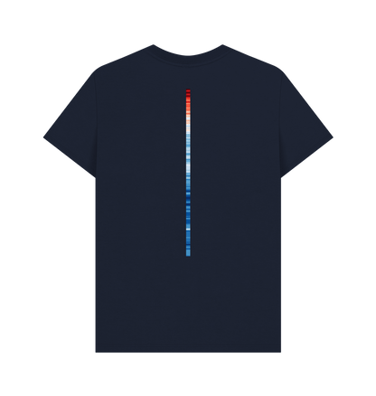 Climate Stripes - 100% Organic Cotton T-Shirt