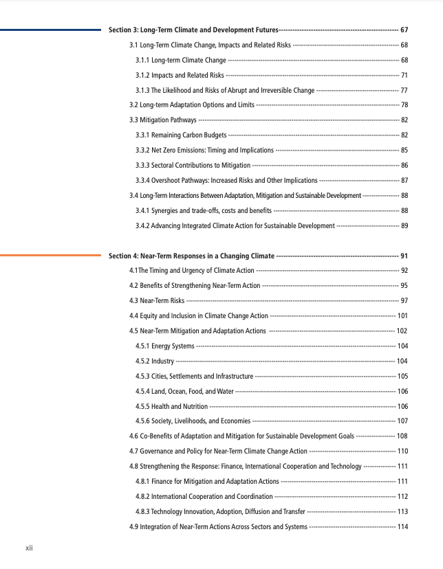 IPCC Sixth Assessment Report - Climate Change 2023