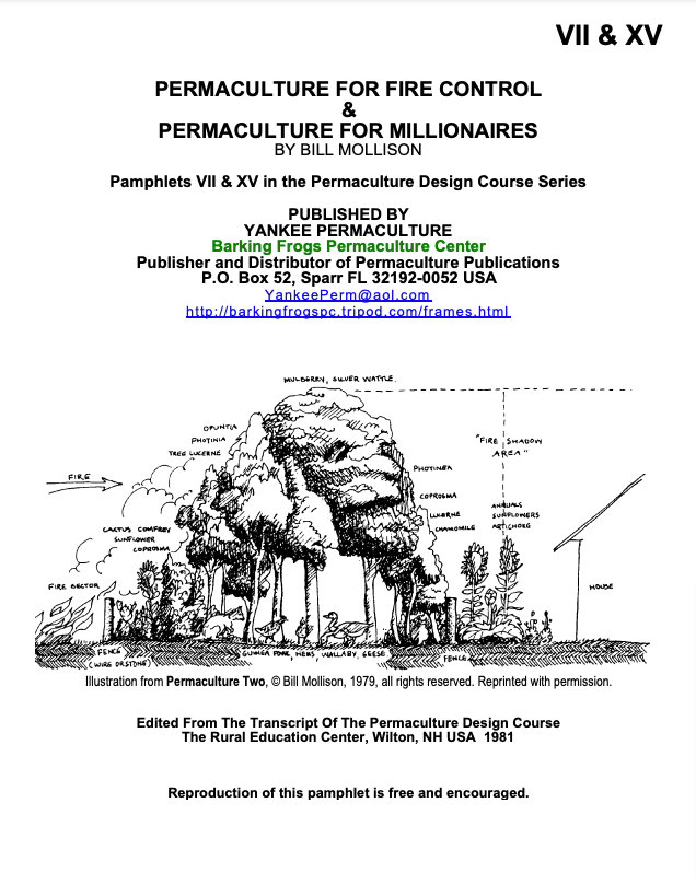 Introduction to Permaculture by Bill Mollison