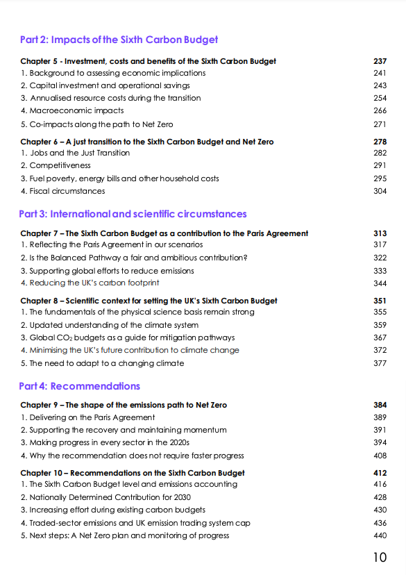 The Sixth Carbon Budget: The UK’s path to Net Zero