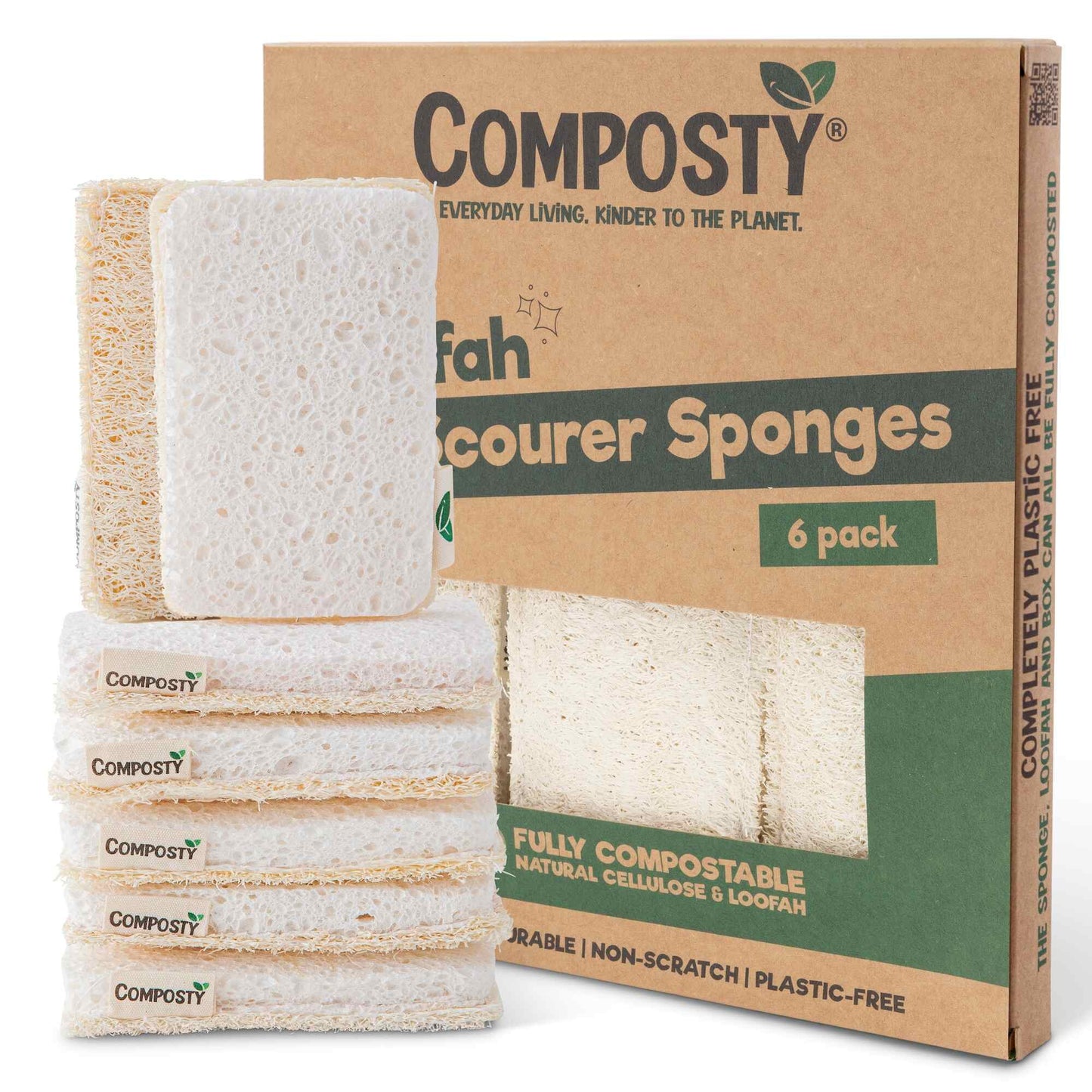 Loofah Scourer Eco Sponges