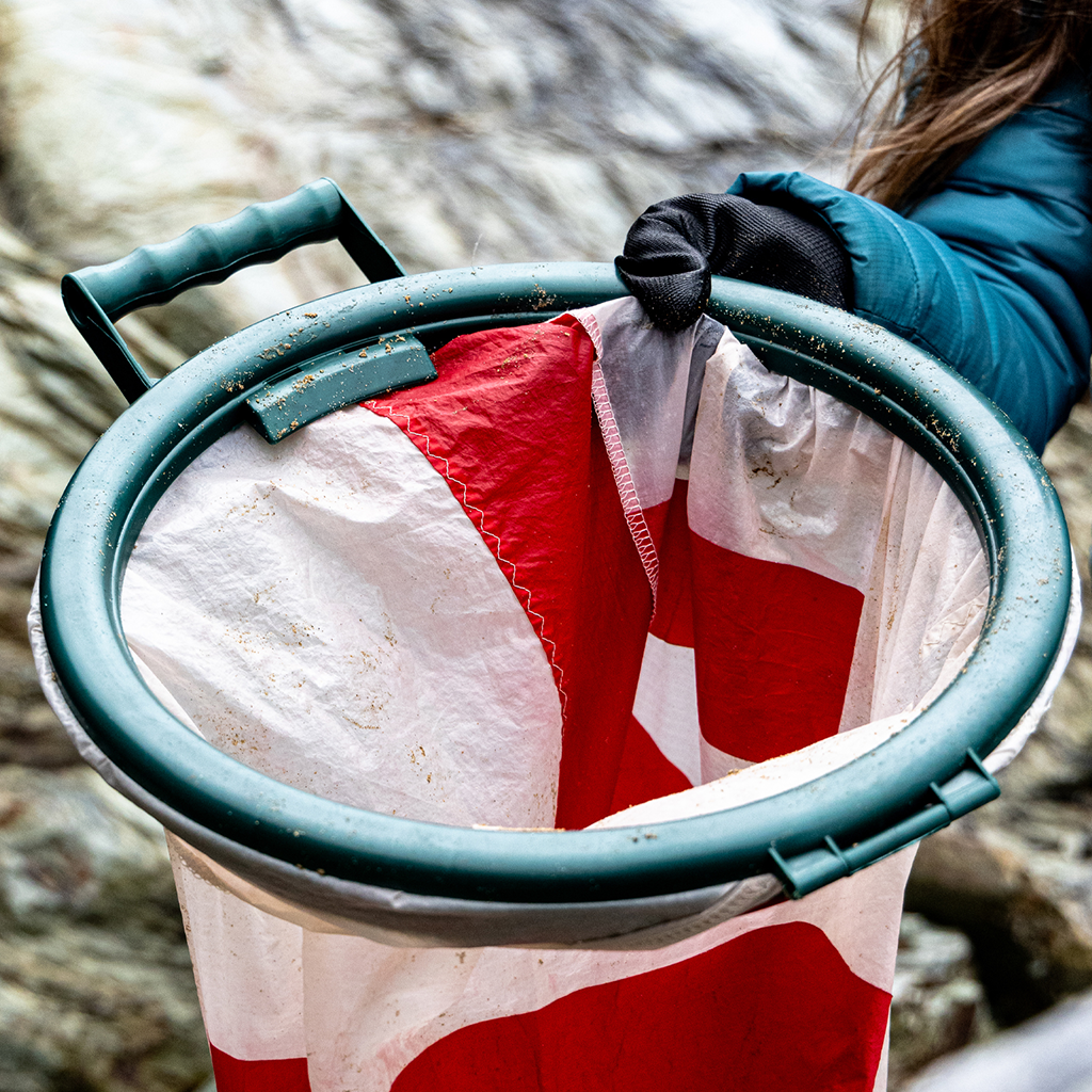 Recycled Litter Picking Bag Hoop