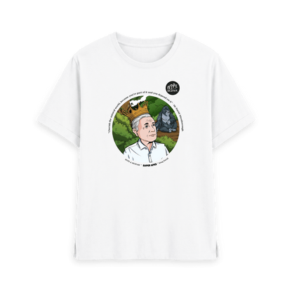 White Printed T-shirt Front