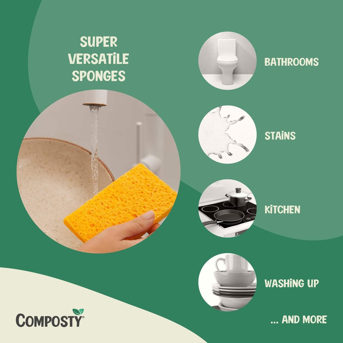Magic ‘Pop-Up’ Eco Sponges