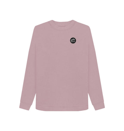 Mauve Hope and Despair - Women's Organic Crewneck Sweater\/Jumper