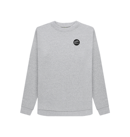 Light Heather Printed Sweater Front