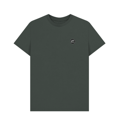 Dark Grey Climate Stripes - 100% Organic Cotton T-Shirt