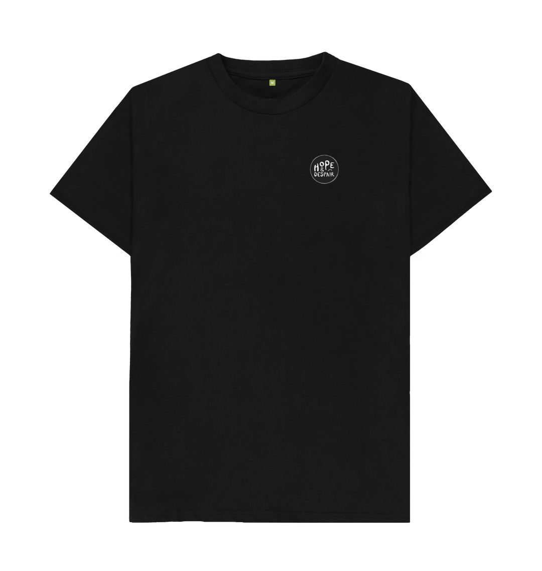 Black chemical crops t-shirt (back image)