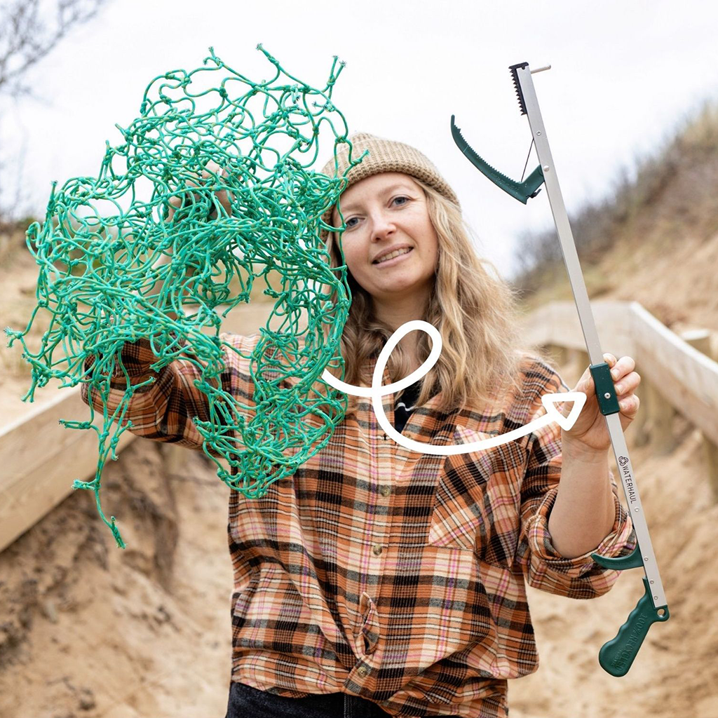 Recycled Ocean Plastic Folding Litter Picker