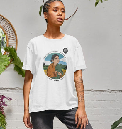 SUPER APES: Queen Shiva - Women's Organic Relaxed Tee (black text)