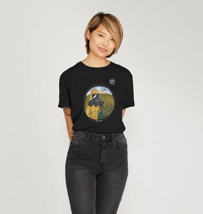 SILLY APES: Chemical Crops - Women's Organic Relaxed Fit Tee (white text)