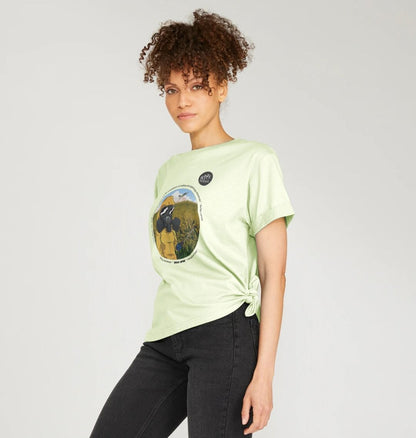 SILLY APES: Chemical Crops - Women's Organic Relaxed Fit Tee (black text)