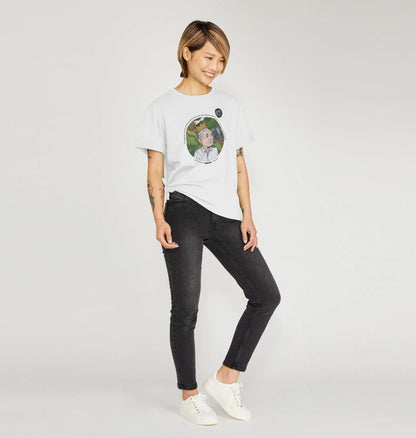 SUPER APES: King David - Women's Organic Relaxed Tee (black text)