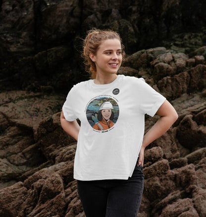 SILLY APES: Shitty Rivers - Women's Organic Relaxed Tee (black text)