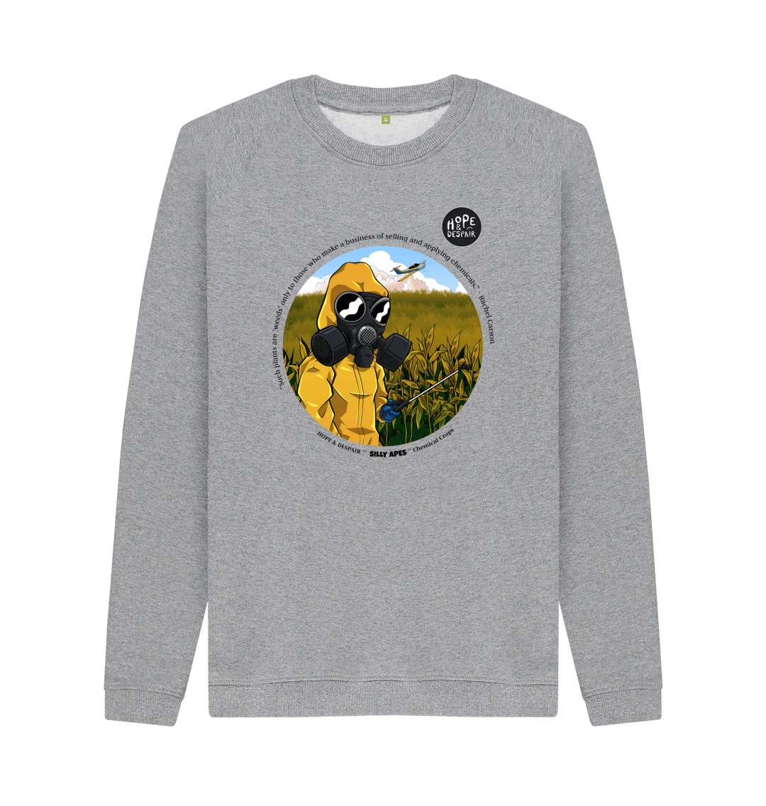 Light Heather Printed Sweater Front