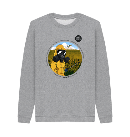 Light Heather Printed Sweater Front