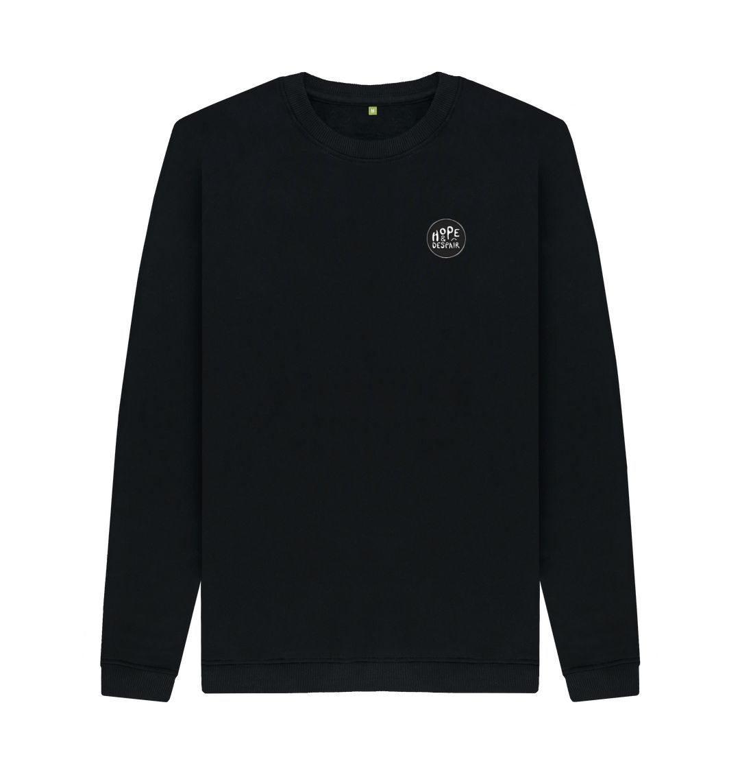 Black hope and despair logo sweater