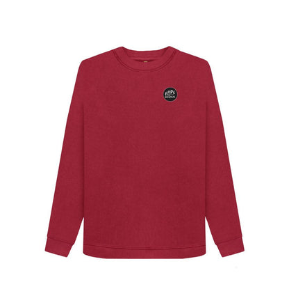 Cherry Hope and Despair - Women's Organic Crewneck Sweater\/Jumper