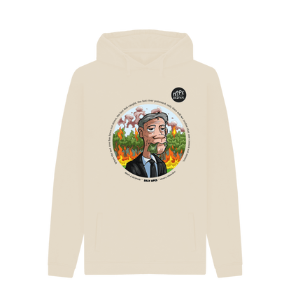 Oat Printed Hoody Front