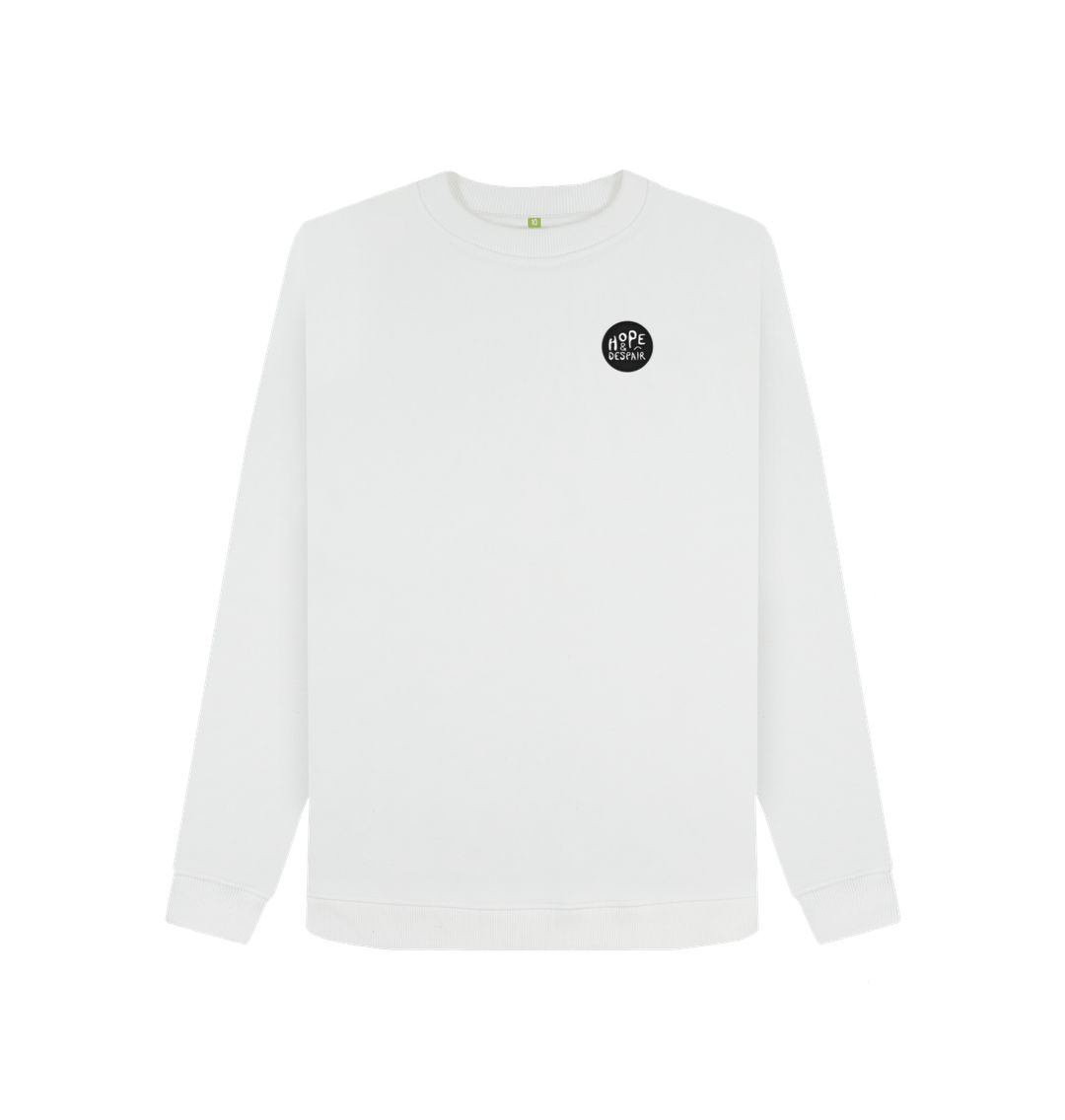 White Hope and Despair - Women's Organic Crewneck Sweater\/Jumper