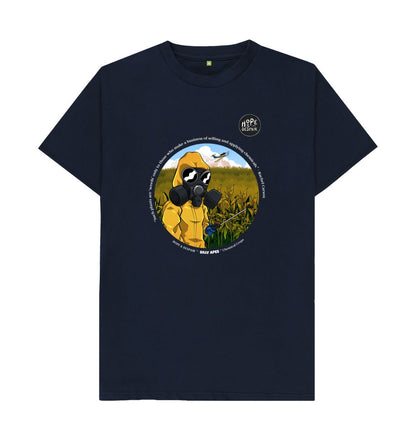 Navy Blue chemical crops 1 t-shirt