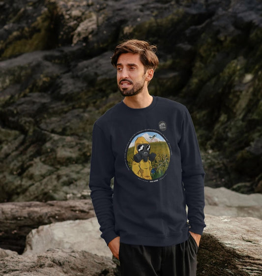 SILLY APES: Chemical Crops - Organic Sweater/Jumper (white text)