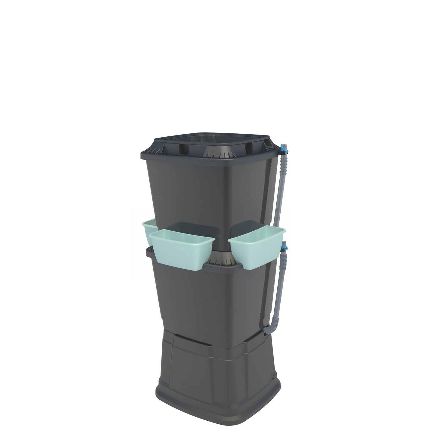 2 Tier 134 Litre Water Butt with Planters