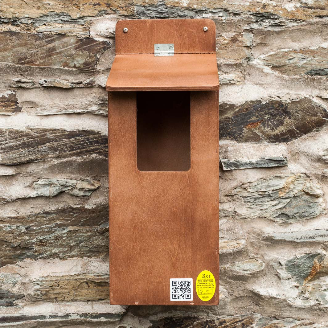 large bird nest box front view