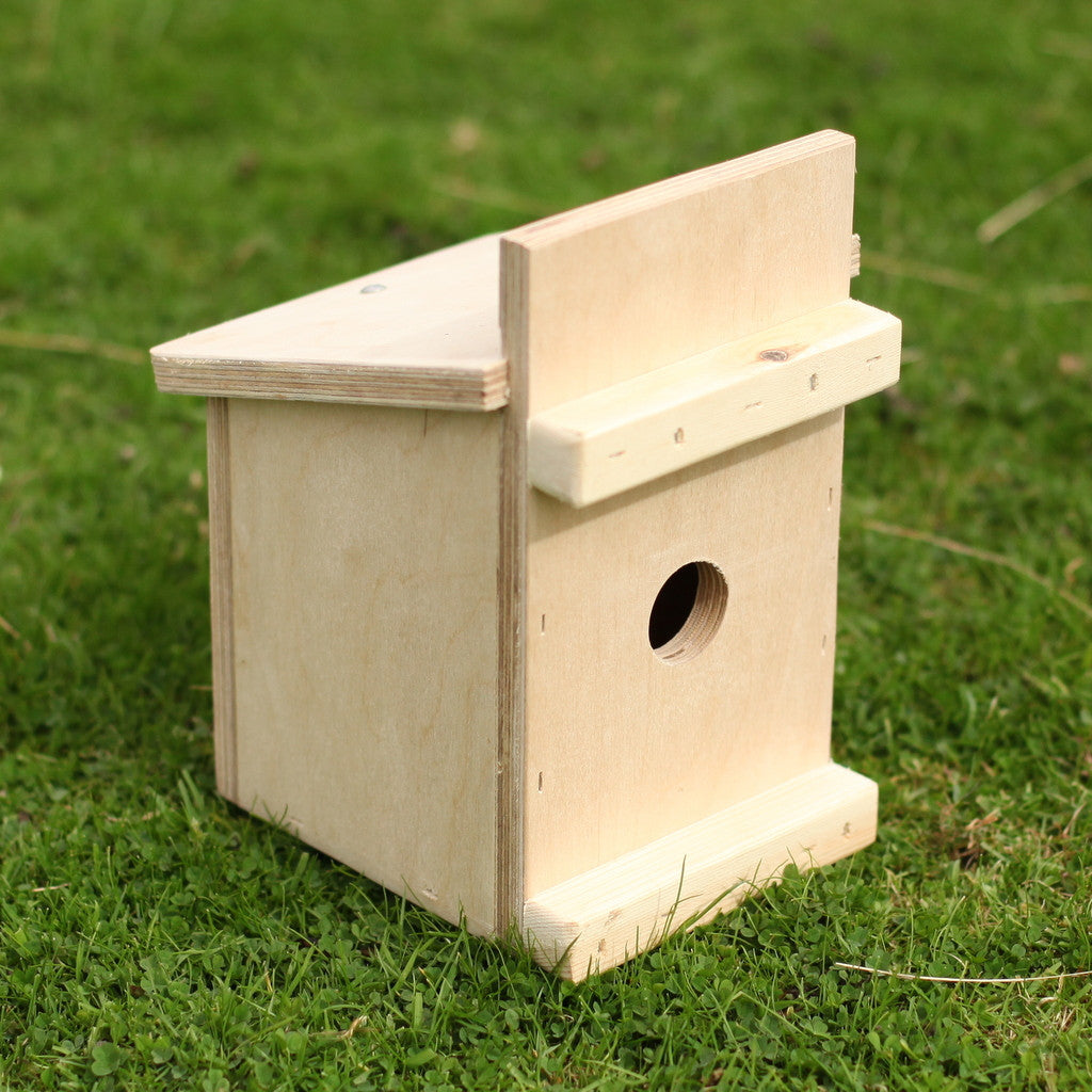 dormouse nest box view of back and entrance